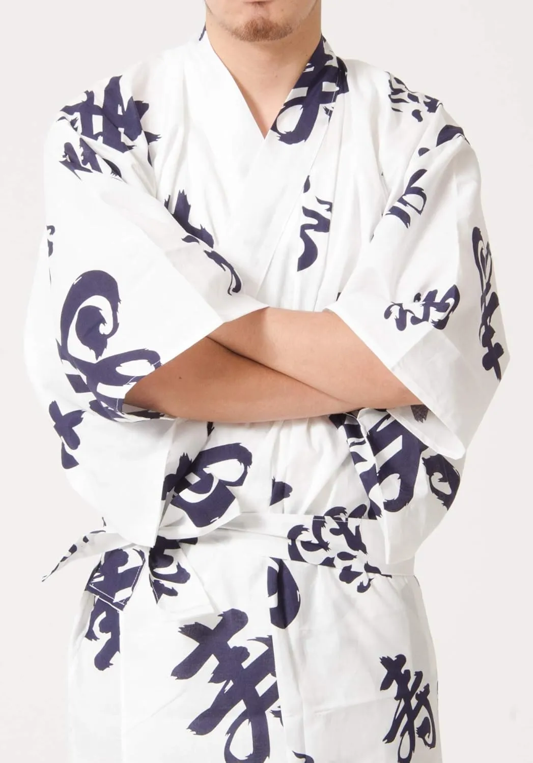 Dita Tokyoin Traditional Made In Japan Cotton Yukata Robe (Japanese Pajama Kimono) Easy Wearing set2
