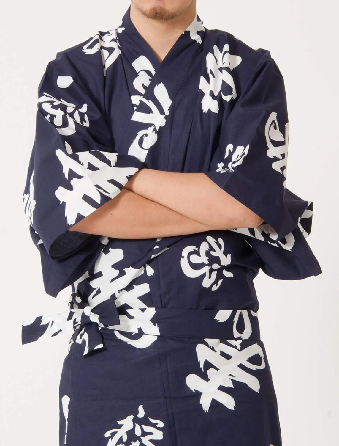Dita Tokyoin Traditional Made In Japan Cotton Yukata Robe (Japanese Pajama Kimono) Easy Wearing set2