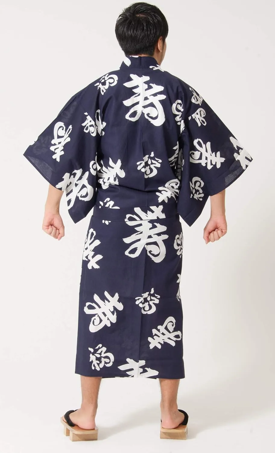 Dita Tokyoin Traditional Made In Japan Cotton Yukata Robe (Japanese Pajama Kimono) Easy Wearing set2