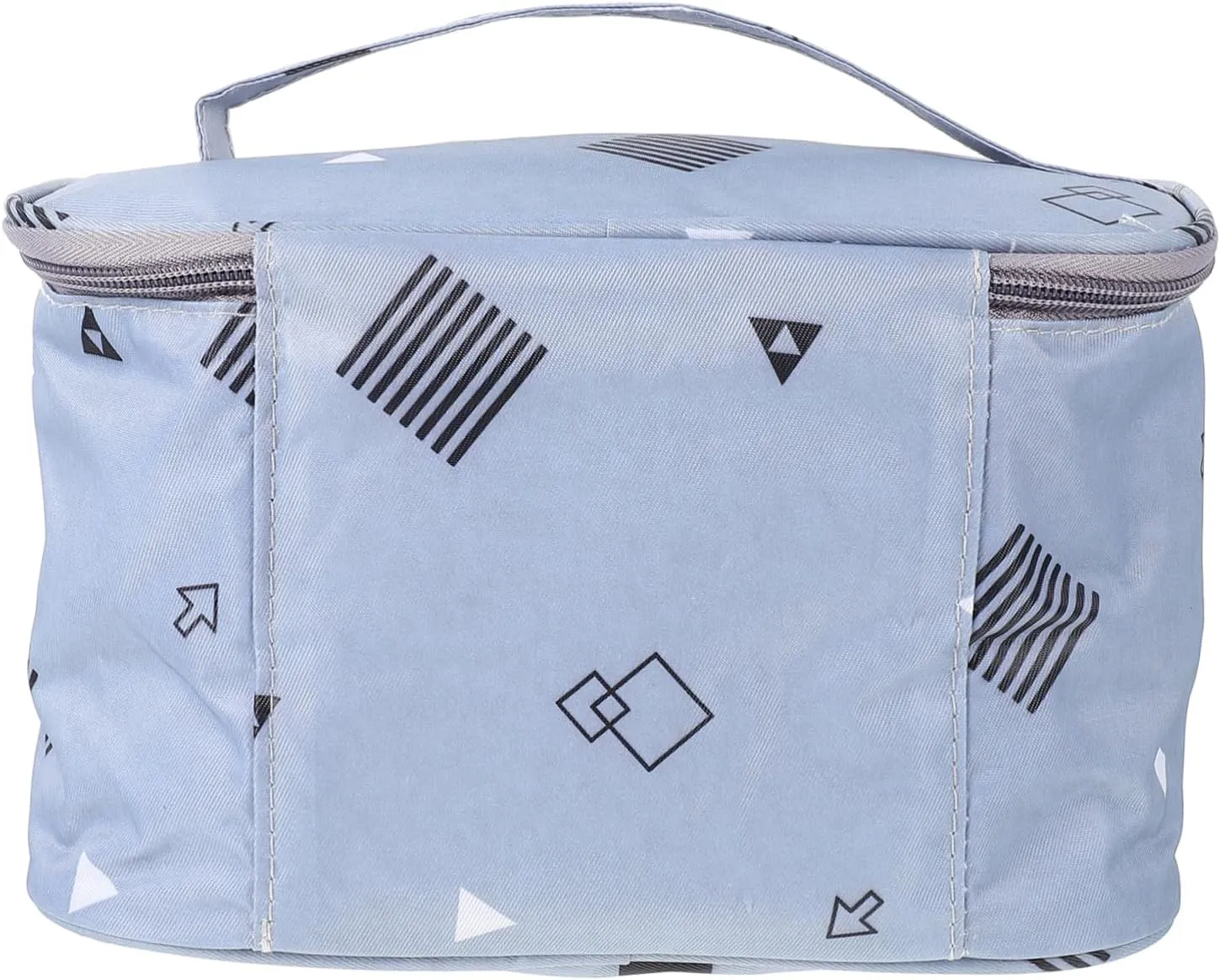 DOITOOL 1 PC Cosmetic Bag Waterproof Zipper Travel Tote Bag Makeup Creative Travel Bag Hanging Miss Oxford, Grey, 25X17X14CM