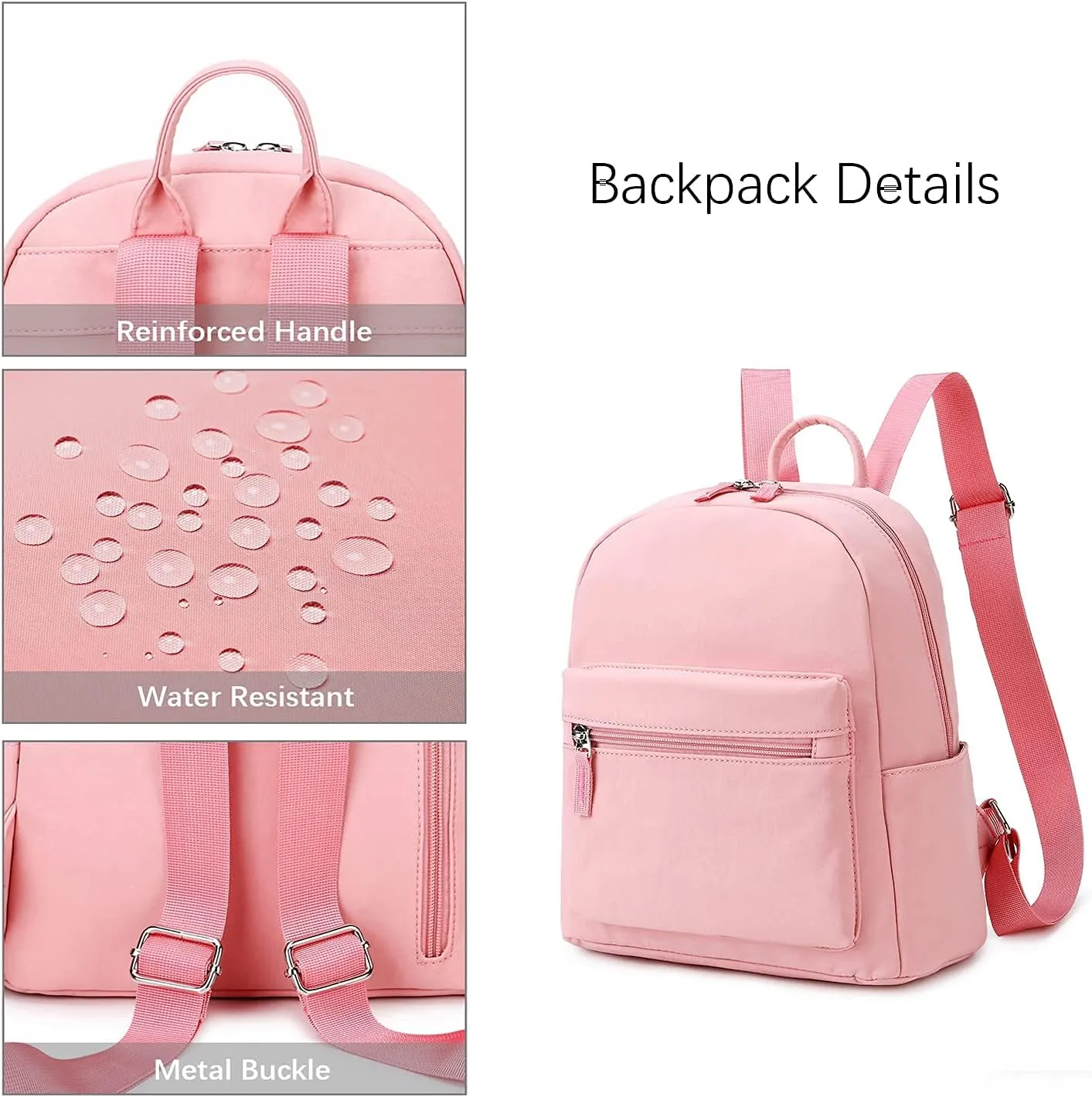 ecodudo Mini Backpack Purse for Women Teen Girls Small Fashion Bag