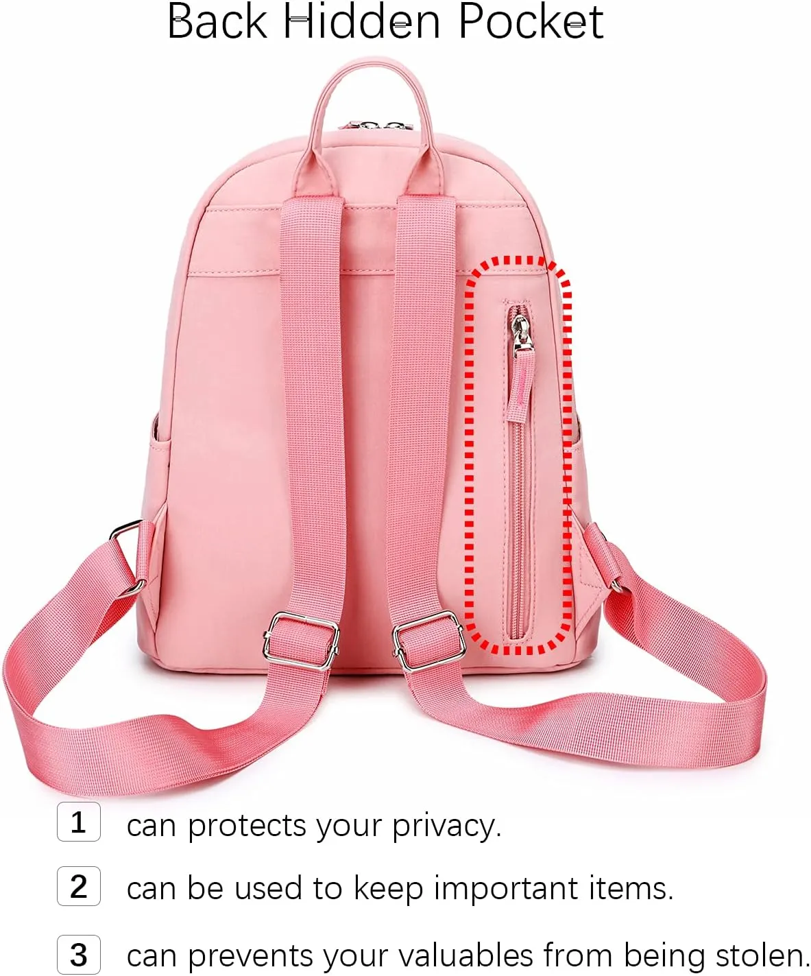ecodudo Mini Backpack Purse for Women Teen Girls Small Fashion Bag