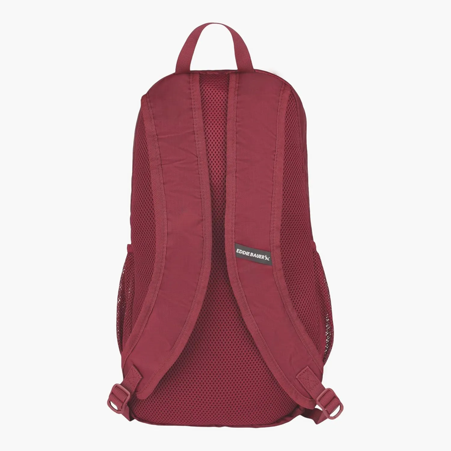 Eddie Bauer Stowaway Packable Backpack-Made from Ripstop Polyester, Black Cherry, 20L