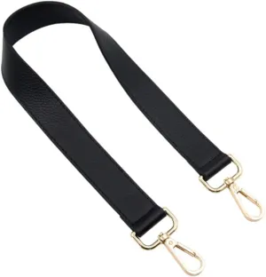 ESUPPORT Purse Straps Replacement Leather Handbags Shoulder Bag Wallet DIY 24.80 Inch Long (Black)