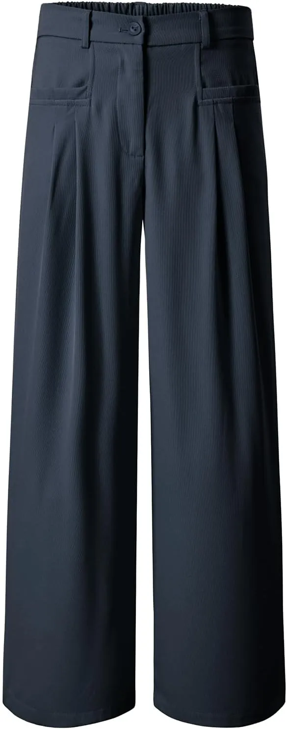EVALESS Work Pants Women High Waisted Business Casual Outfits 2024 Office Dress Pant Trousers