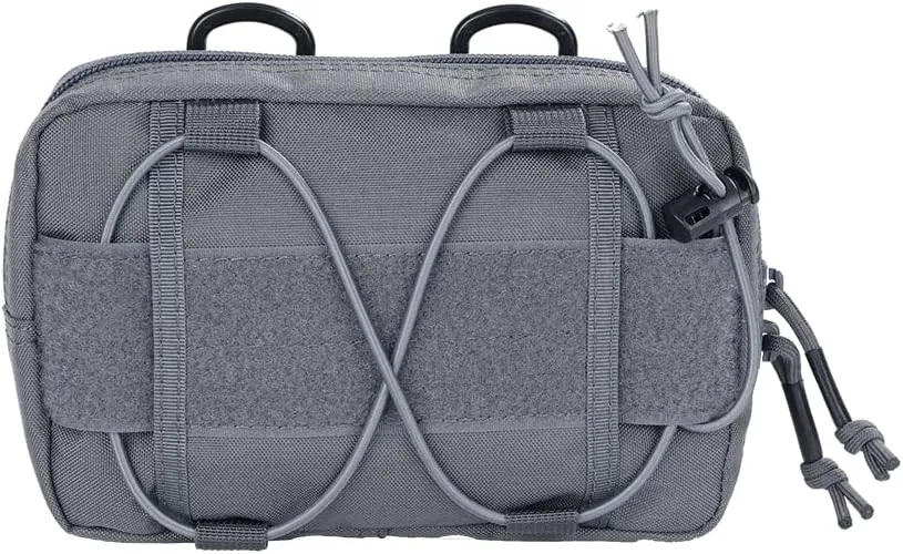 EXCELLENT ELITE SPANKER Tactical Molle Admin Pouch Compact Utility EDC Tool Bag with Shoulder Strap Nylon Belt Waist Bag for Tactical Accessories