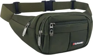 Fanny Pack for Men Fanny Packs for Women Fashionable Waist Bag for Hiking Running Traveling Plus Size Adjustable