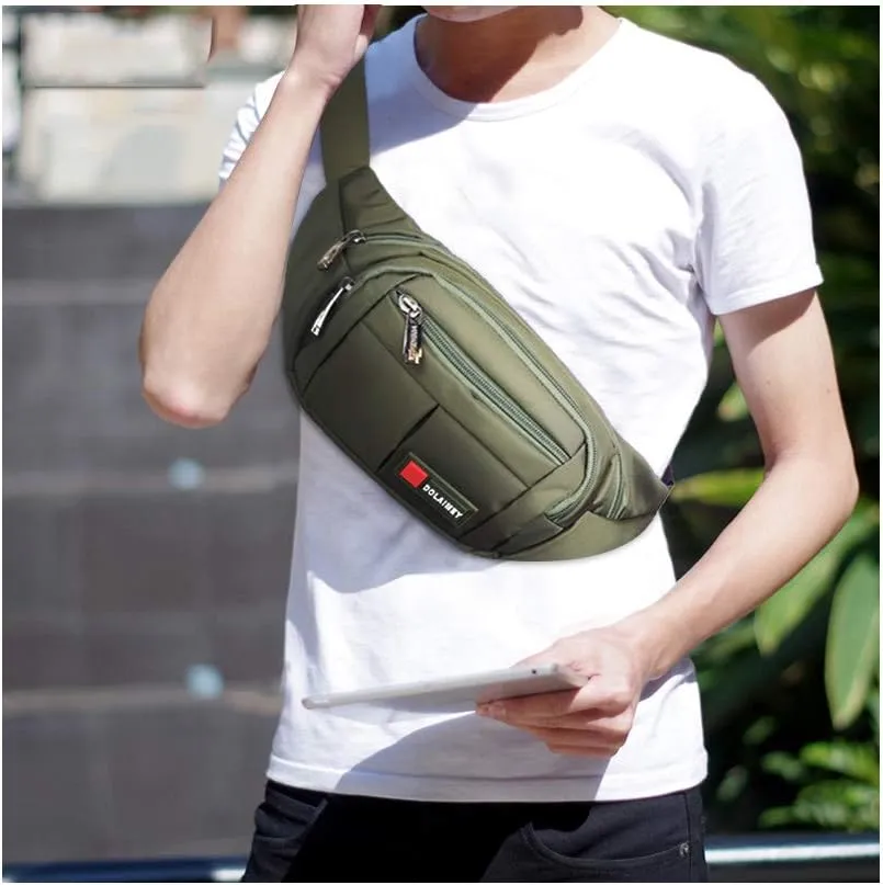 Fanny Pack for Men Fanny Packs for Women Fashionable Waist Bag for Hiking Running Traveling Plus Size Adjustable