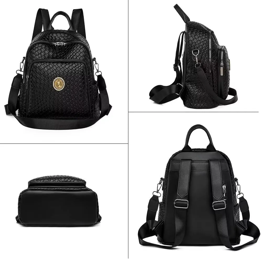 Fashion Backpack Purse for Women Waterproof Large Leather Anti-theft Travel Hiking Backpack Shoulder Bag Handbag