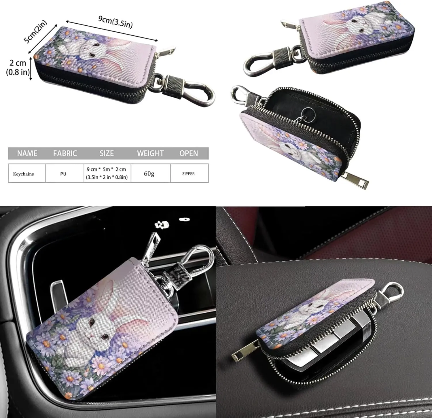 Fashion Ladies Crossbody Handbag Set Shoulder Bag PU Leather Car Key Holder Bag 2 Pieces Bucket Bag for Women