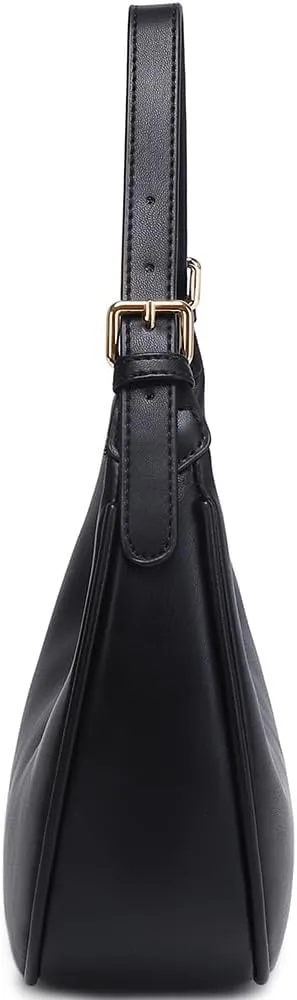 Fashion Small Crescent Underarm Shoulder Bag for Women Trendy Purse Hobo Handbags Clutch Crossbody Bag