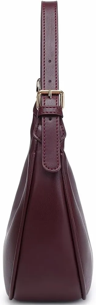 Fashion Small Crescent Underarm Shoulder Bag for Women Trendy Purse Hobo Handbags Clutch Crossbody Bag