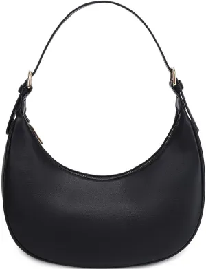 Fashion Small Crescent Underarm Shoulder Bag for Women Trendy Purse Hobo Handbags Clutch Crossbody Bag
