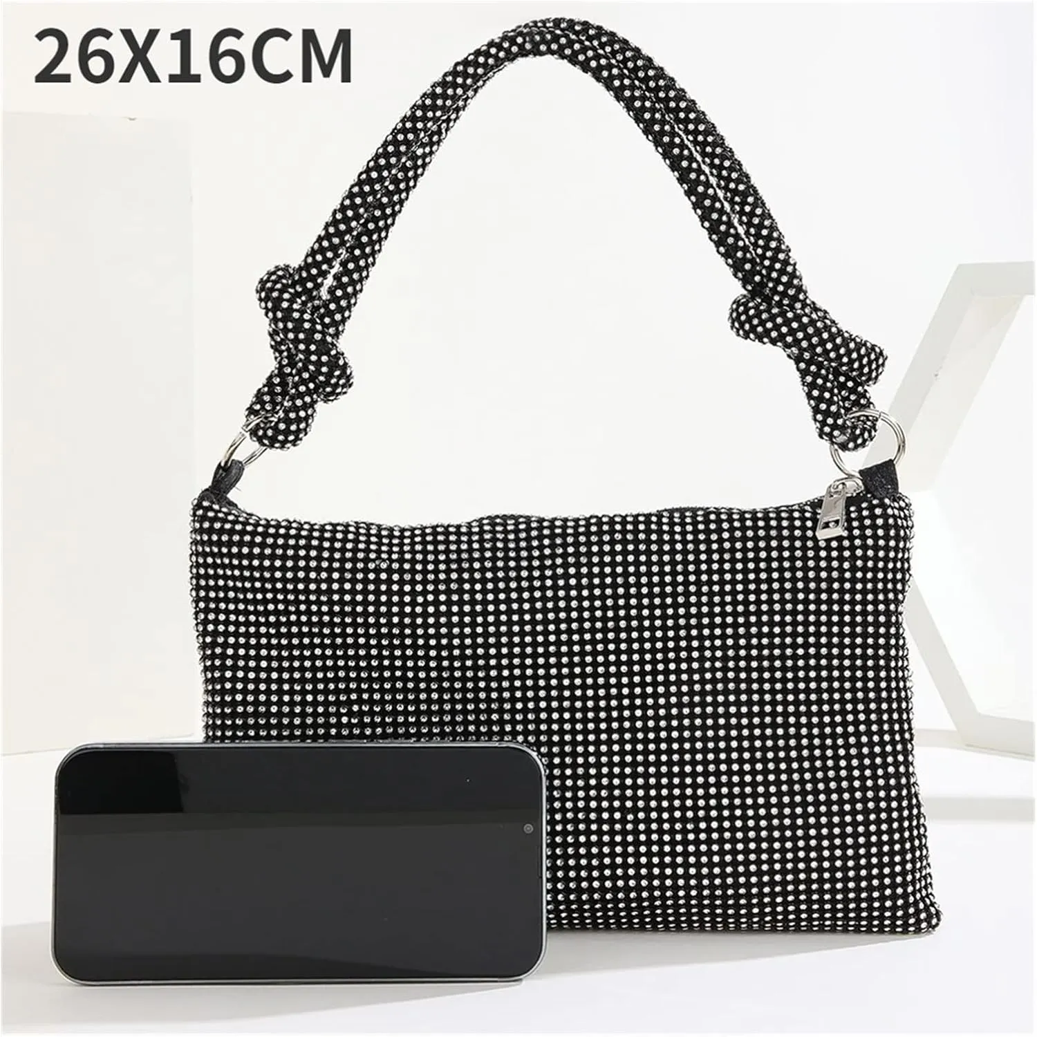 Fashion Womens Wedding Tote Bag Luxury Purses And Handbags For Women Rhinestones Shoulder Bag