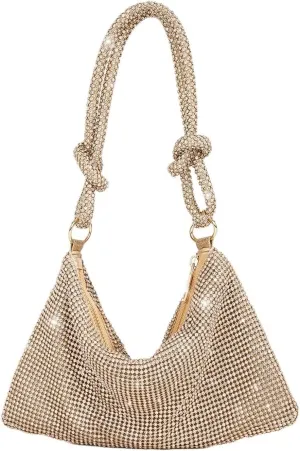 Fashion Womens Wedding Tote Bag Luxury Purses And Handbags For Women Rhinestones Shoulder Bag
