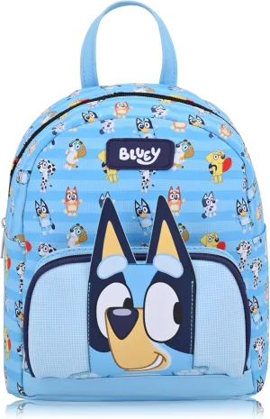 Fast Forward Bluey Backpack for Boys, Girls, Women, Men, Unisex | Cute PU Leather 10" Mini Backpack Purse Shoulder Purse | Bluey Bag and Accessories