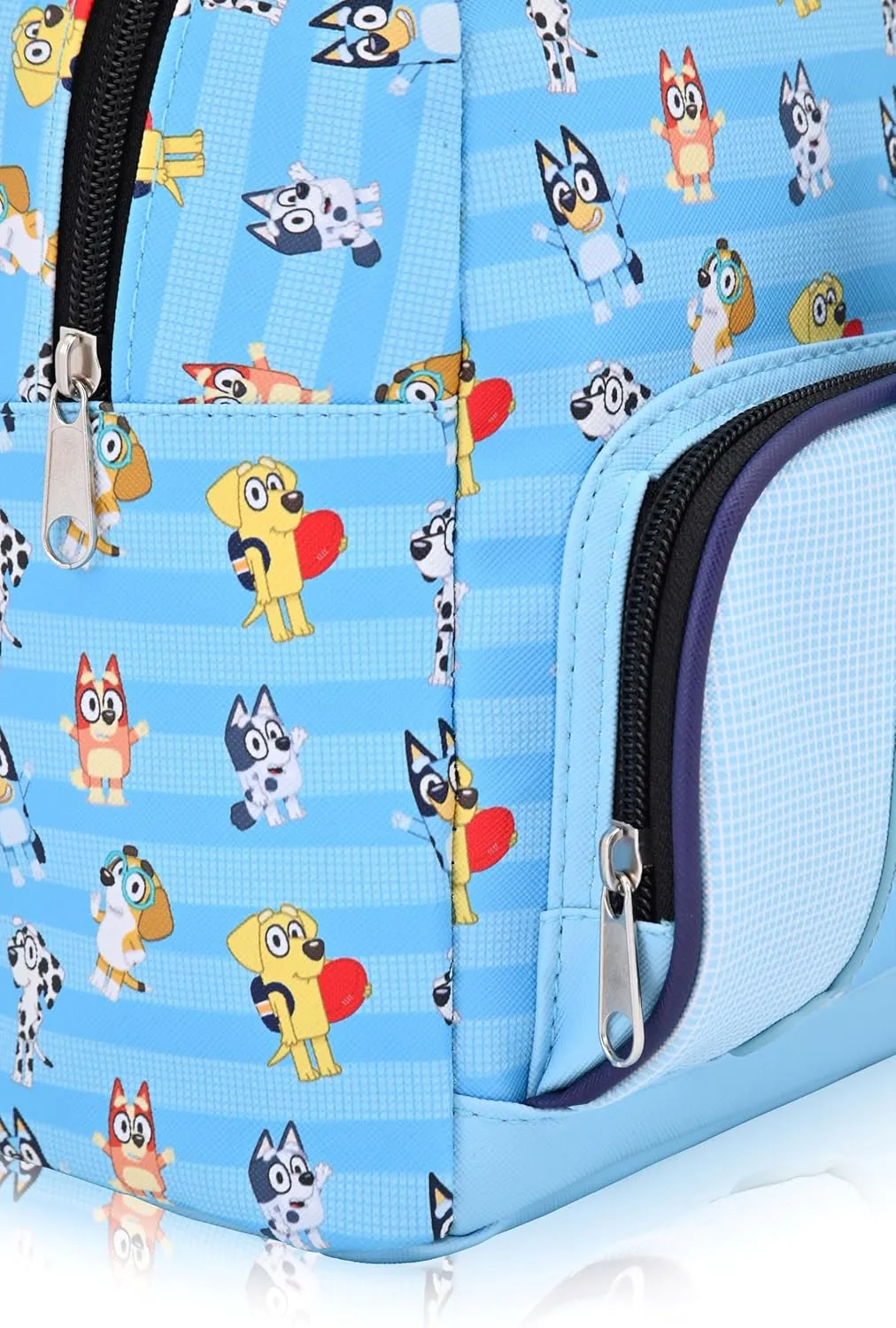 Fast Forward Bluey Backpack for Boys, Girls, Women, Men, Unisex | Cute PU Leather 10" Mini Backpack Purse Shoulder Purse | Bluey Bag and Accessories