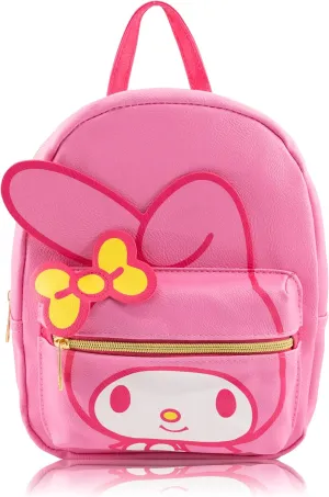 Fast Forward Sanrio My Melody Backpack for Women, Men, Unisex | Cute PU Leather 10" My Melody Mini Backpack Purse Shoulder Purse | My Melody Bag and My Melody Accessories