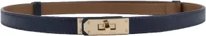 FENLDY Adjustable Thin Belts For Womens Skinny Belts For Dresses Womens Solid Color Alloy Turn Lock Belts For Jeans