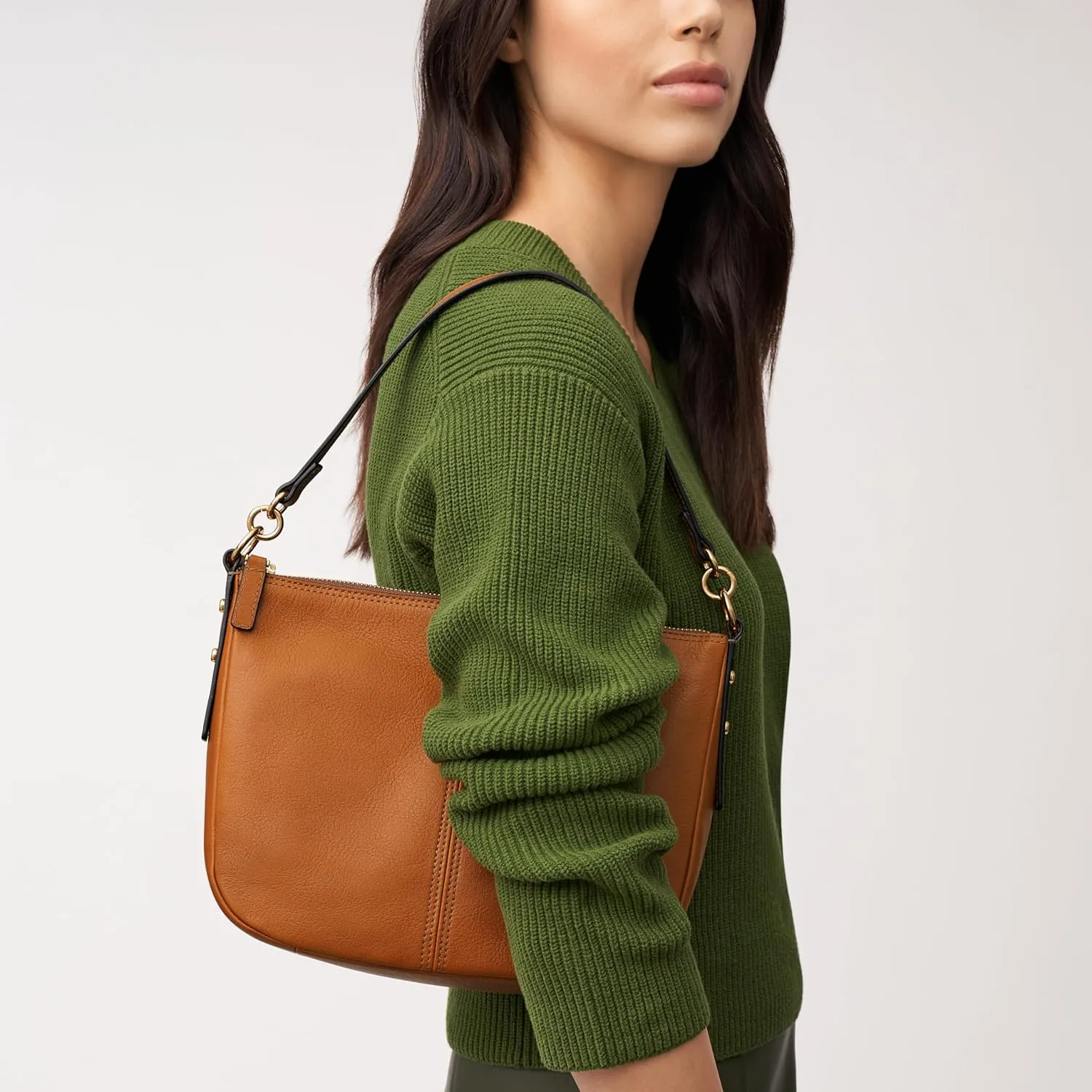 Fossil Women's Jolie Leather Crossbody Purse Handbag for Women