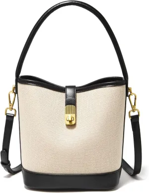 FOXLOVER Small Bucket Bag For Women Fashion Simplicity Crossbody Handbag Designer Shoulder Purse