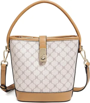 FOXLOVER Small Bucket Bag For Women Fashion Simplicity Crossbody Handbag Designer Shoulder Purse