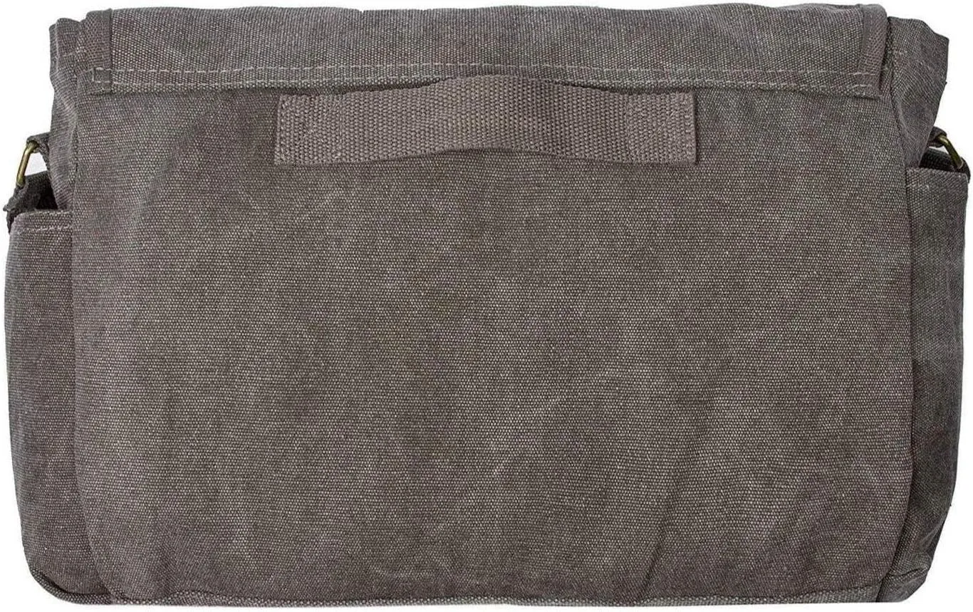 FR Fashion Co. 17" Classic Canvas Messenger Bag