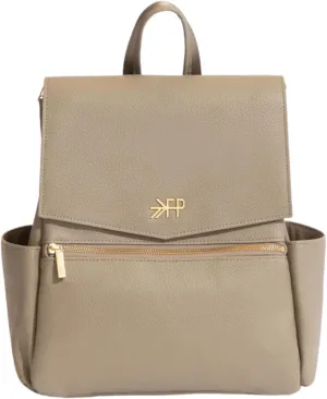 Freshly Picked Mini Classic Diaper Bag Backpack, Vegan Leather Baby Diaper Bag, Backpack Diaper Bag for Women (Aspen)