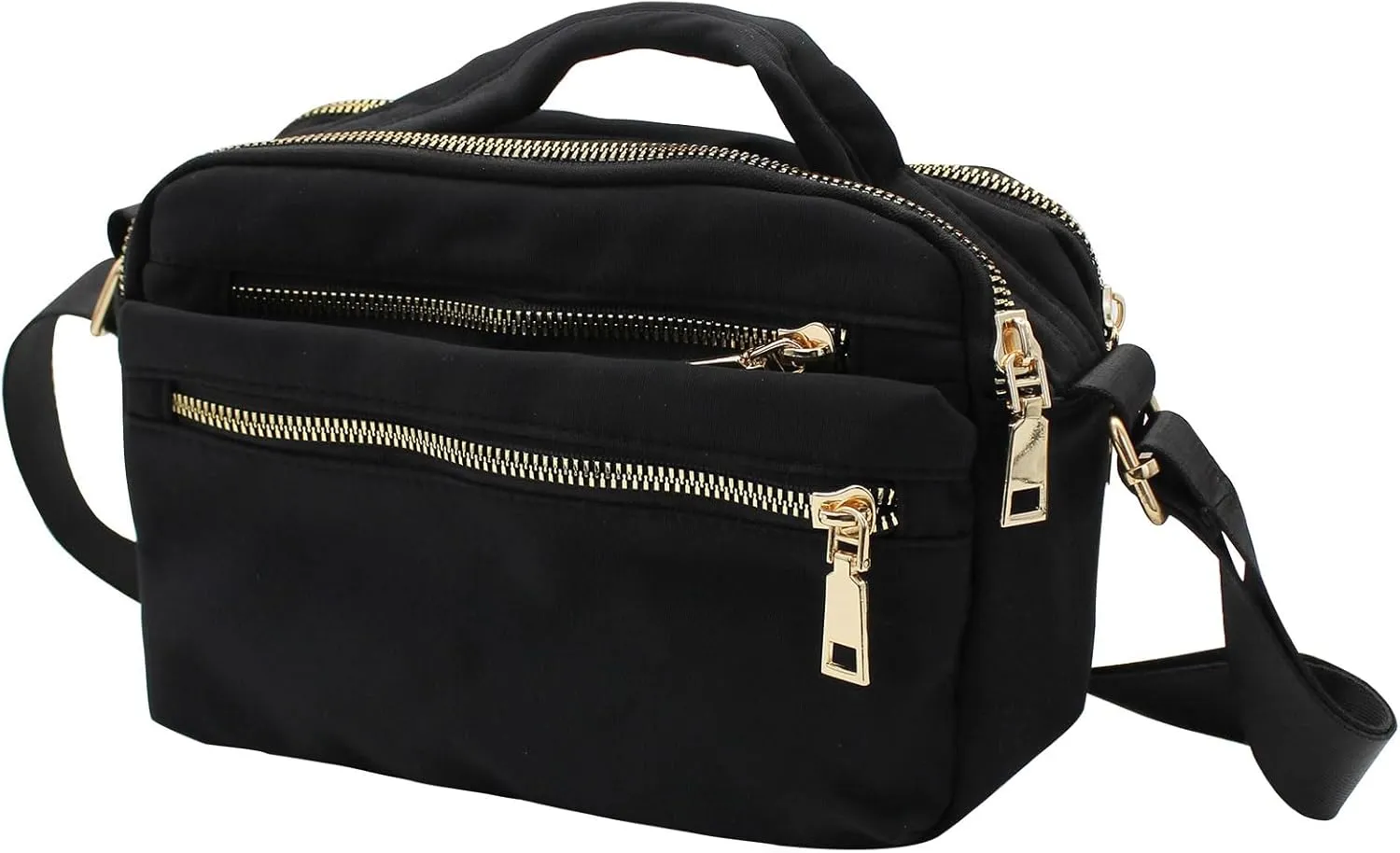 FuninCrea Small Crossbody Bags for Women Nylon Shoulder Bag for Women, Waterproof Womens Handbags with Adjustable Strap