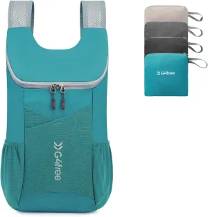 G4Free 11L Hiking Backpack Small Ultra light Packable Backpack Travel Bag for Women Men Casual Outdoor Camping Daypack (Teal Blue)