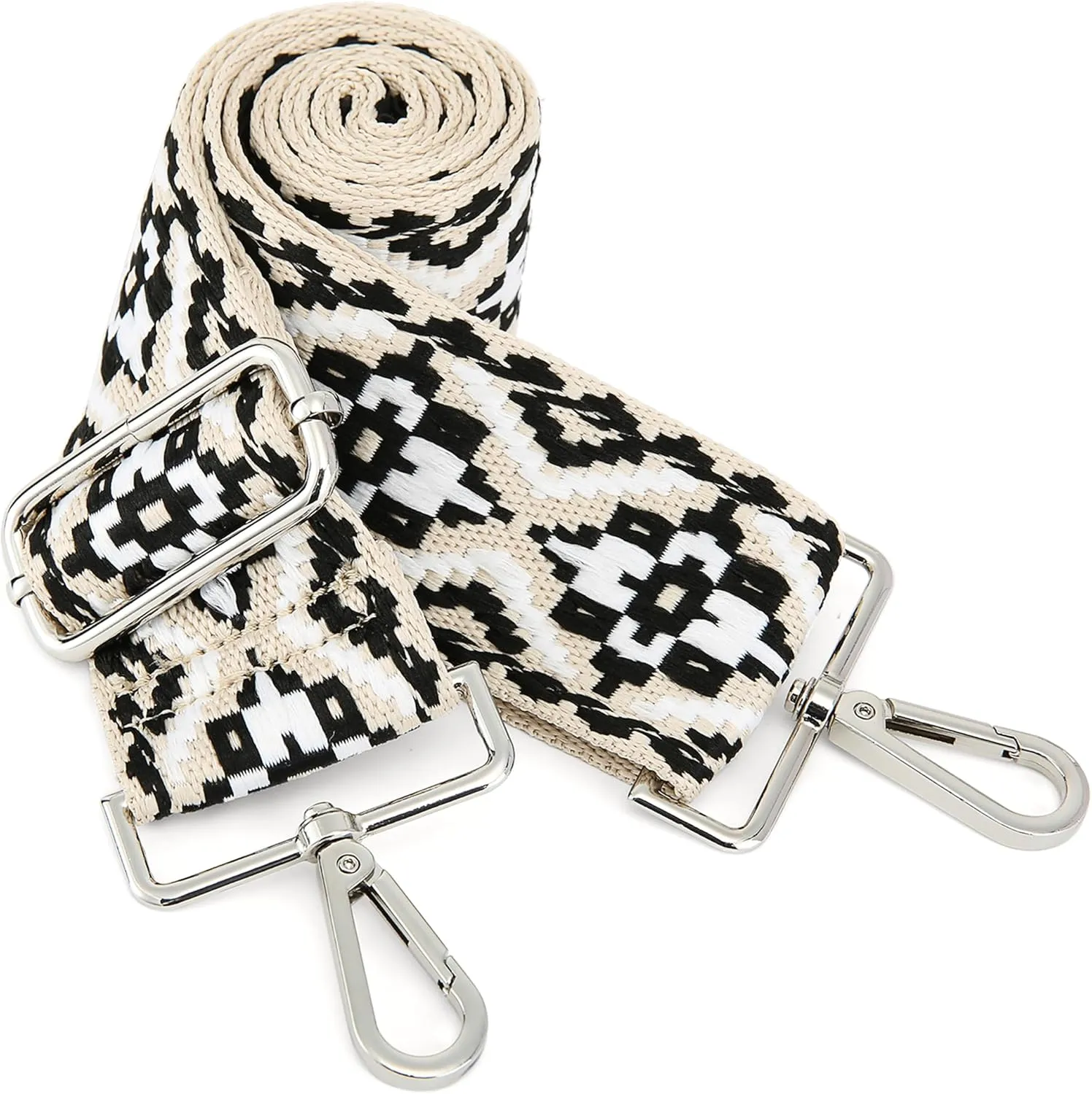 GINJKGO Purse Straps Replacement Crossbody - Adjustable Bag Strap for Purses, Wide Shoulder Strap for Women Guitar Purses