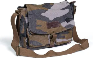 Gootium Canvas Messenger Bag - Vintage Crossbody Shoulder Bag Military Satchel