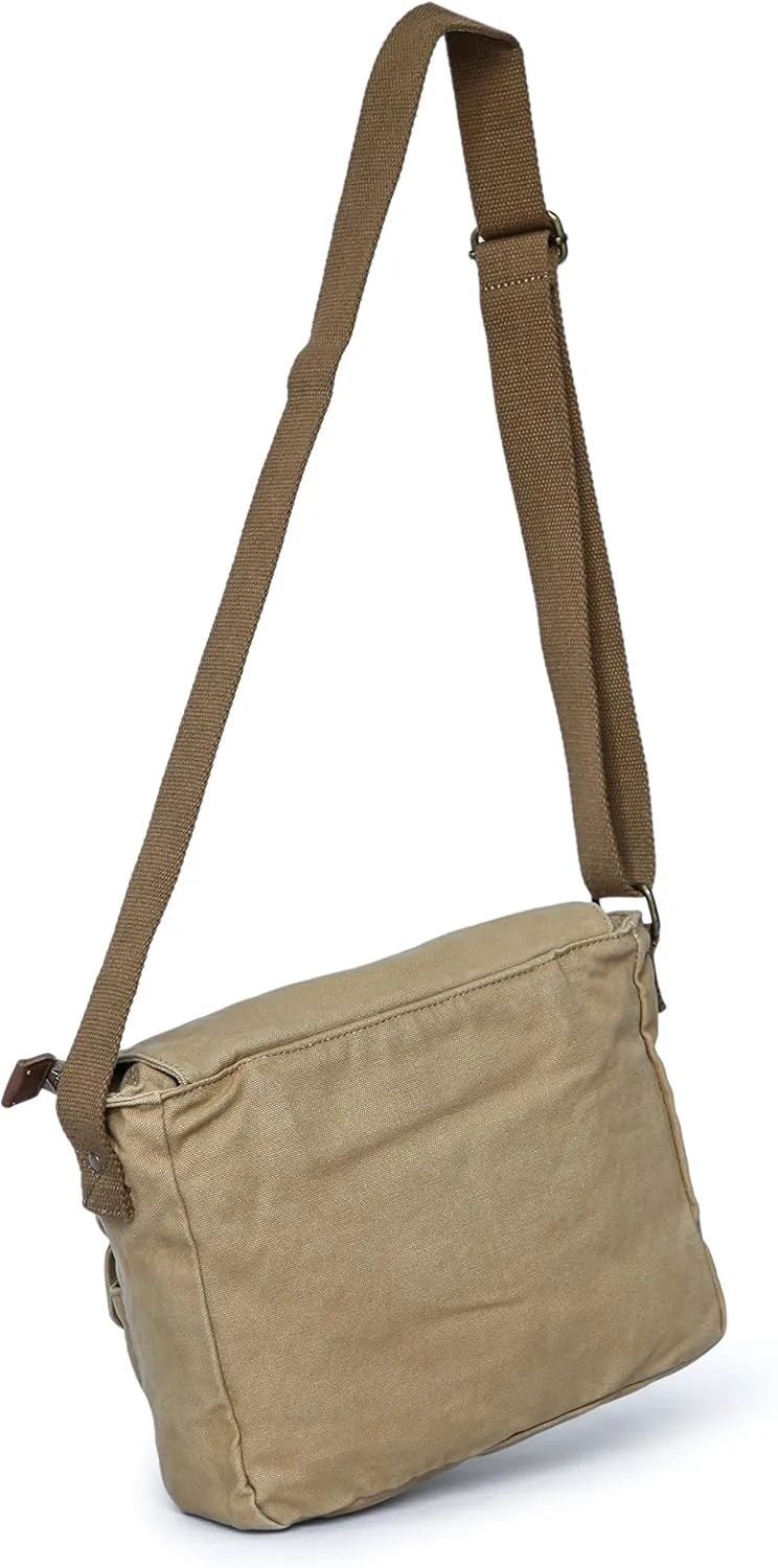 Gootium Canvas Messenger Bag - Vintage Crossbody Shoulder Bag Military Satchel