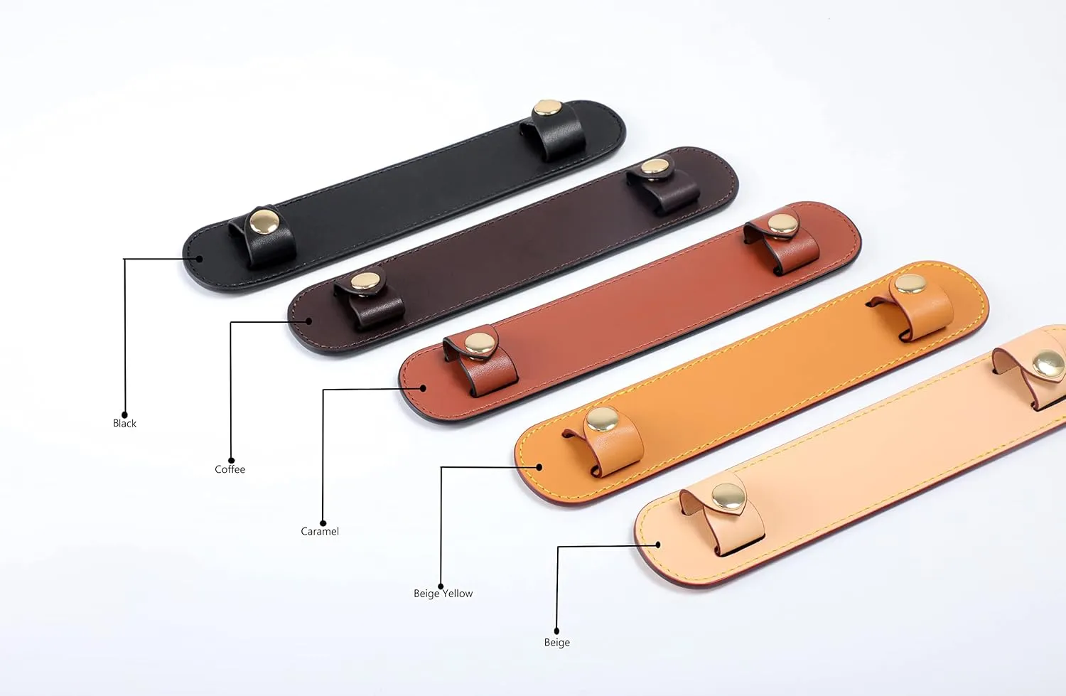 GOXTECH Leather Shoulder Strap Pad for Designer Trendy Bags