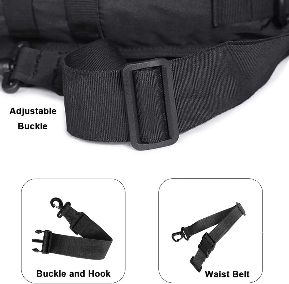 HAOMUK Tactical Sling Bag Pack Military Rover Shoulder Sling Backpack EDC Molle Assault Range Bag