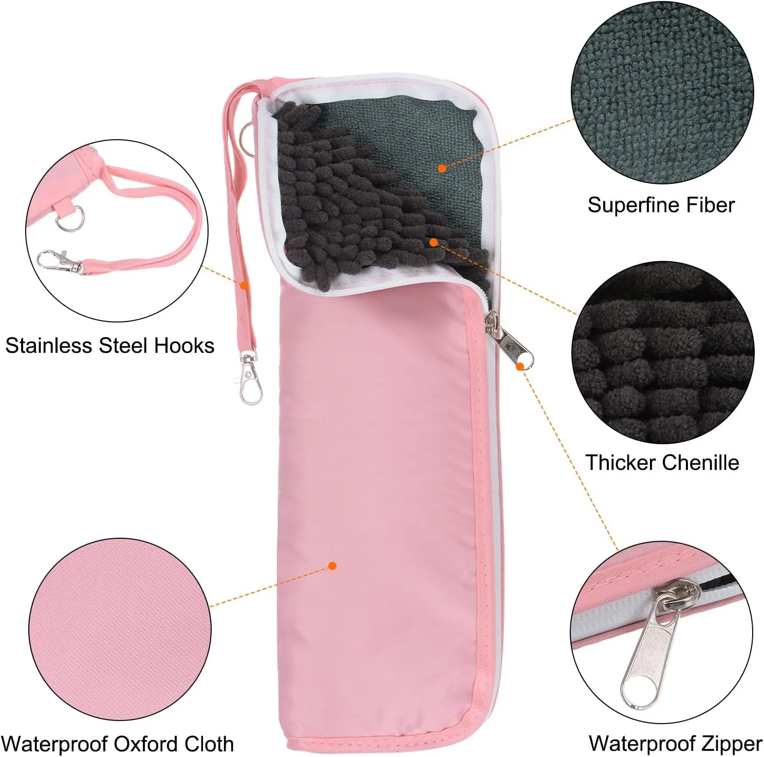 HARFINGTON Umbrellas Bags for Wet Travel Umbrellas Portable Cover Carry Storage Sleeve for Compact Folding Umbrellas Travel Home Outdoor