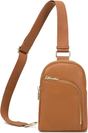 Haytijoe RFID Blocking Crossbody Bags for Women Travel Small Sling Bag Leather Cross Body Bag for Woman Fanny Packs Chest Bag