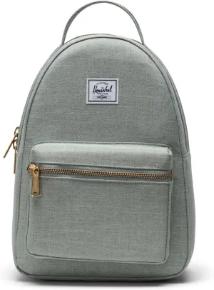 Herschel Supply Co. Unisex Nova Backpack, Mini - 9L, Iceberg Green Crosshatch