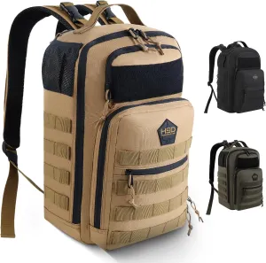 HighSpeedDaddy - Baby Diaper Backpack, Military-Grade, Waterproof, Compact Baby Travel Bag w/Stroller Straps & Tablet Sleeve