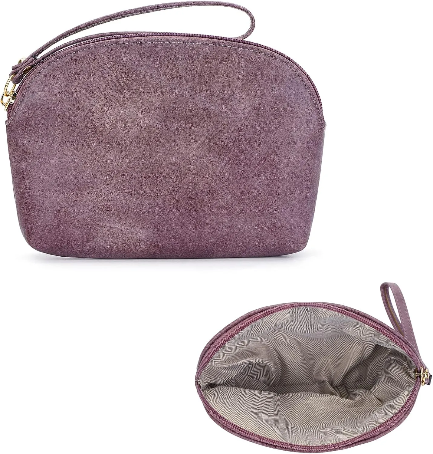 HKCLUF Crossbody Bag Purse for Women 2PCS/Set Leather Hobo Handbag Wallet Set With 2Adjustable Guitar Strap Shoulder Bag