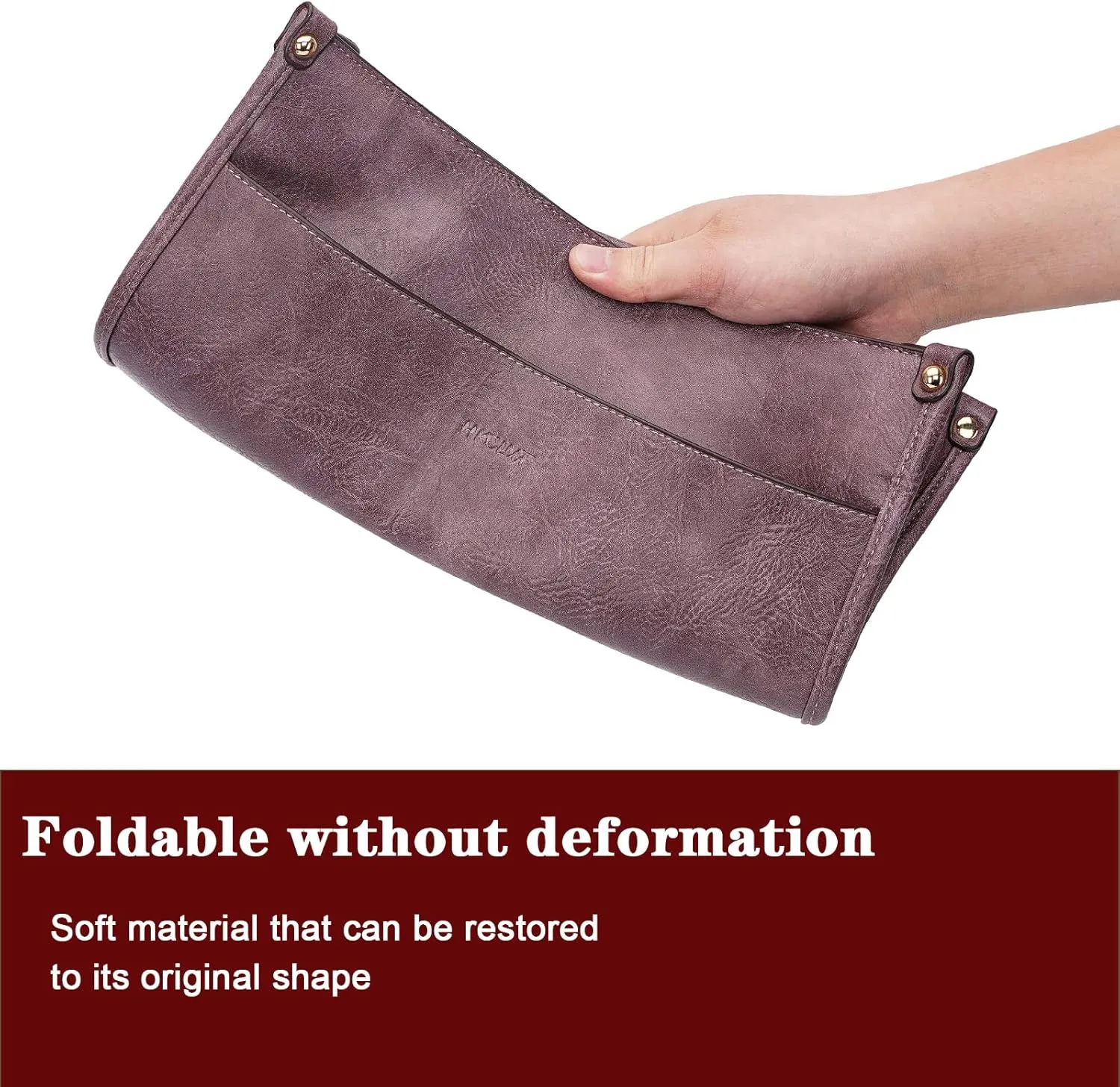HKCLUF Crossbody Bag Purse for Women 2PCS/Set Leather Hobo Handbag Wallet Set With 2Adjustable Guitar Strap Shoulder Bag