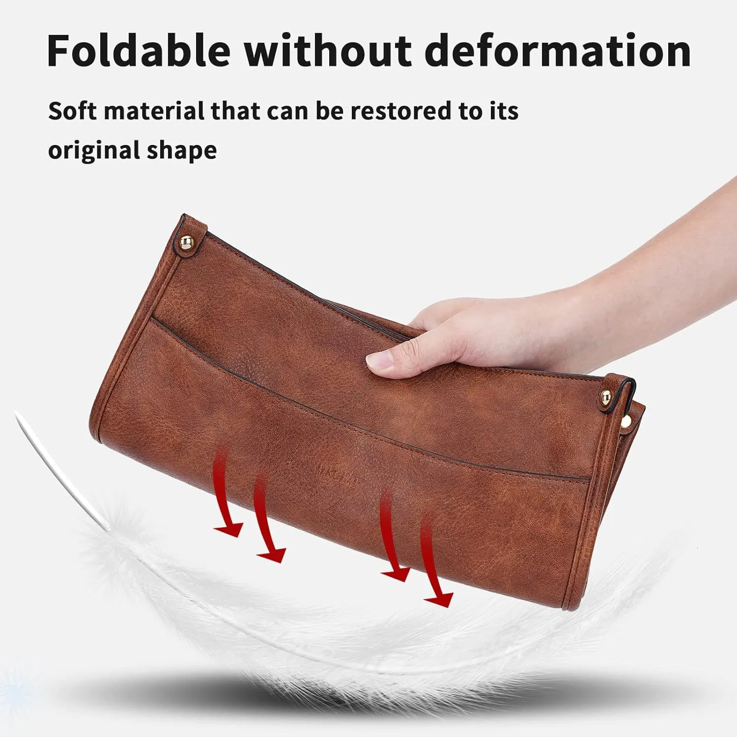 HKCLUF Crossbody Bags for Women Trendy Vegan Leather Hobo Handbags With 2PCS Adjustable Guitar Strap Shoulder Bucket Bags