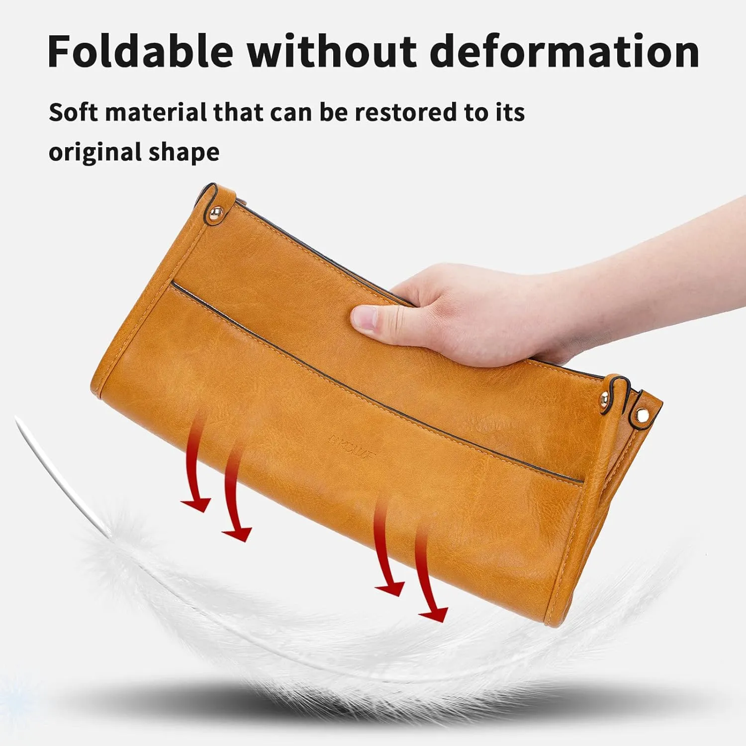 HKCLUF Crossbody Bags for Women Trendy Vegan Leather Hobo Handbags With 2PCS Adjustable Guitar Strap Shoulder Bucket Bags
