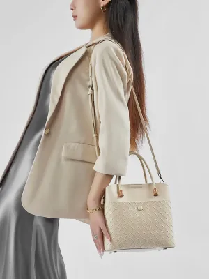 Hobo Bags for Women Quilted PU Leather Purses and Handbags Shoulder Bags Ladies Crossbody Bags Top Handle Tote Bag