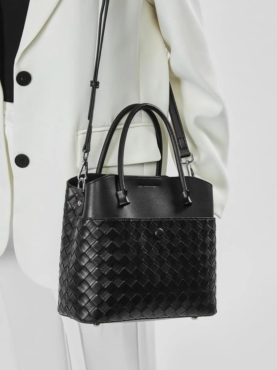 Hobo Bags for Women Quilted PU Leather Purses and Handbags Shoulder Bags Ladies Crossbody Bags Top Handle Tote Bag