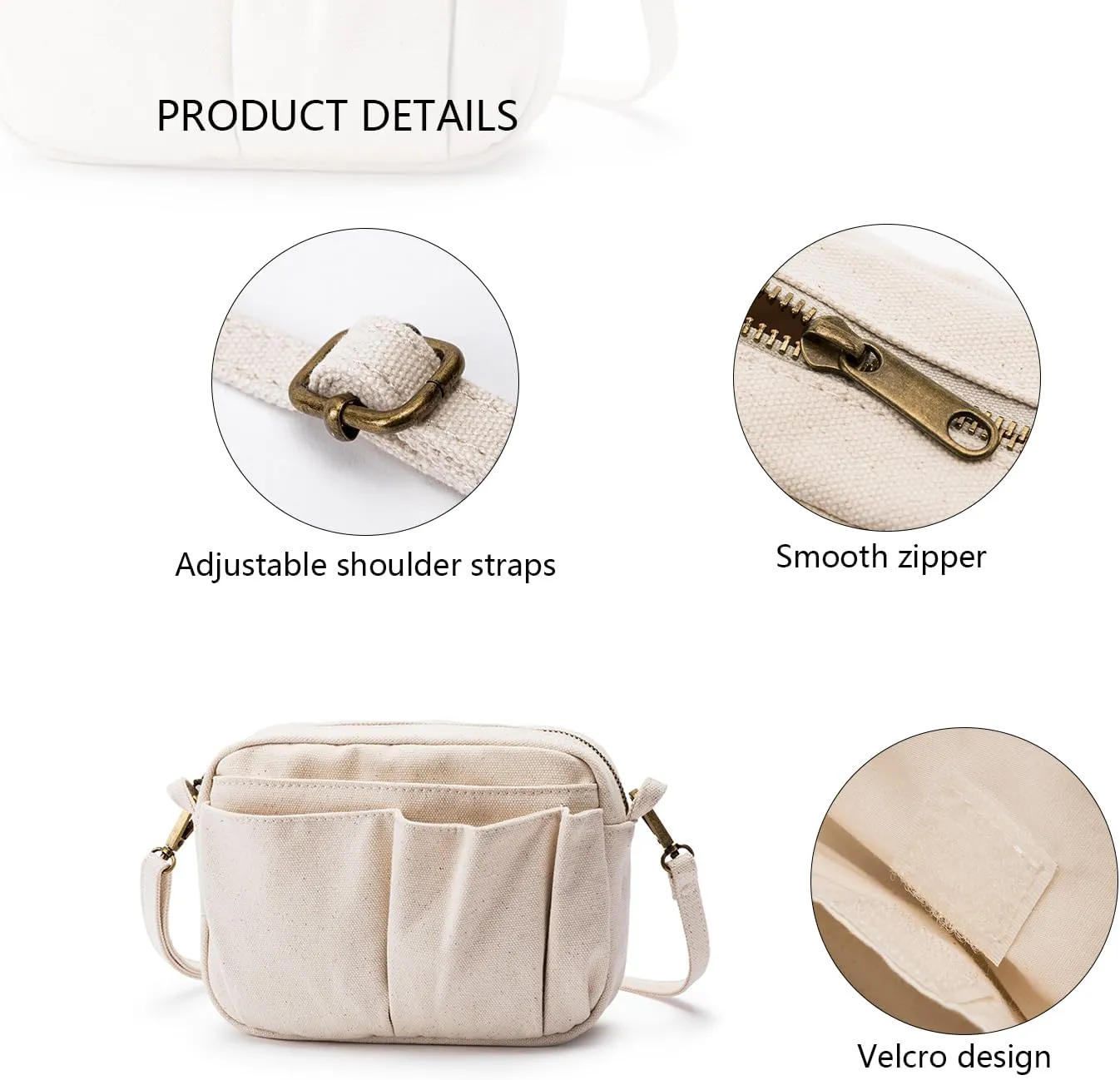 Hong Kong style retro canvas one-shoulder small square bag Mori style messenger girl casual travel bag