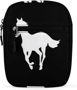 Horse-White Pony Mini Crossbody Bag Shoulder Bag Small Messenger Bag Unisex