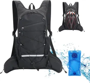 Hydration Backpack 20L with Water Bladder，Hydration Pack, Lightweight Hydration Vest Bag Pack for Outdoor Cycling Marathon Running Skiing Camping Climbing for Men and Women