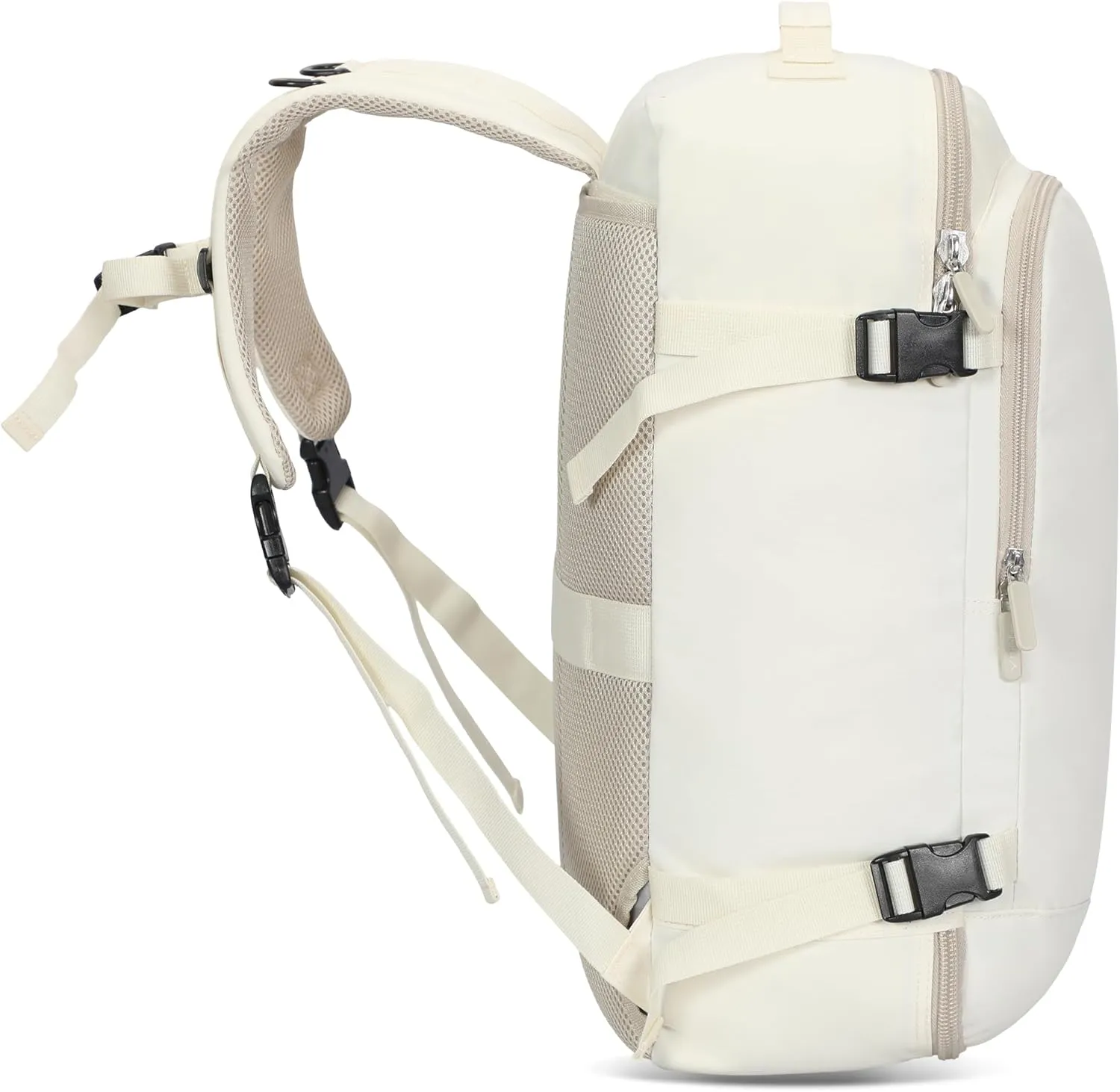 Hynes Eagle Carry on Backpack 38L Large Travel Backpack for Women Flight Approved Weekender Bag Laptop Backpack Men 15 inches Beige