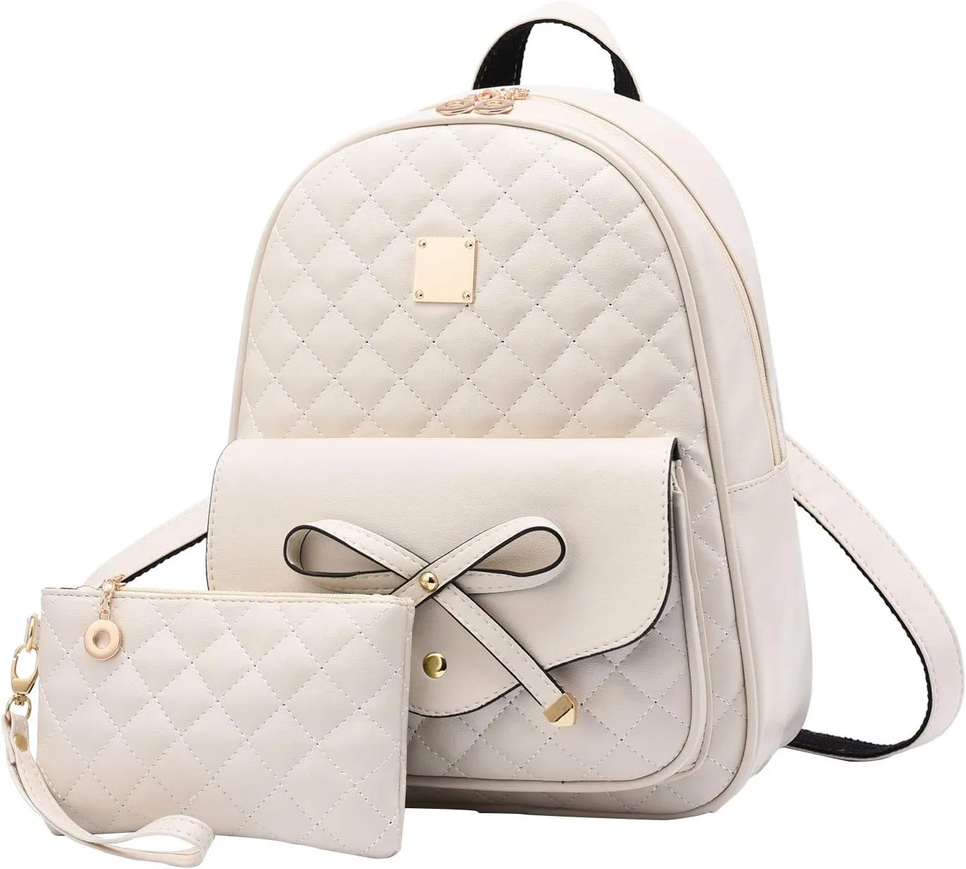I IHAYNER Mini Backpack for Girls Gift, Backpack Purse for Teen Girls Mini Backpack, Travel Bag Bookbag Purse for Women, 2PCS